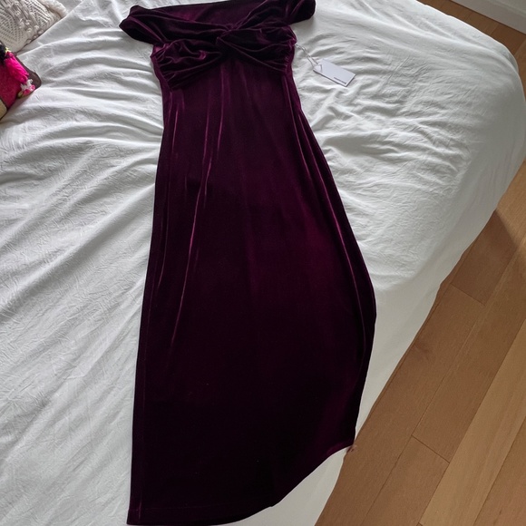 Reformation Purple Midi Dress - Picture 4 of 9